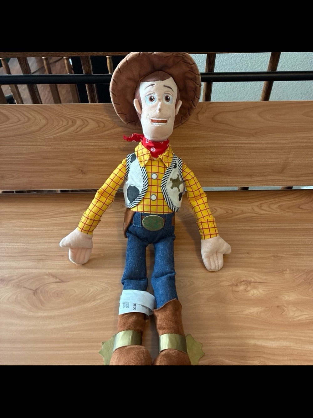 Disney Woody Cowboy Plush - Yellow, Blue, Brown